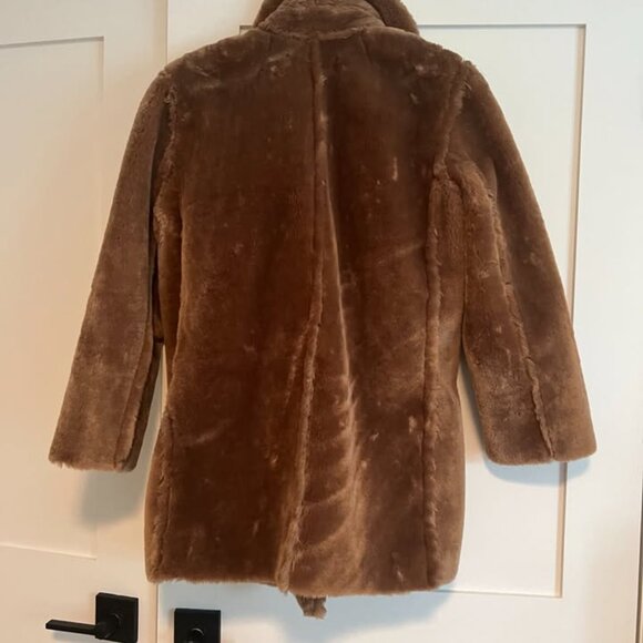 J. Crew Faux Fur Peacoat, XS, NWT - Picture 3 of 4